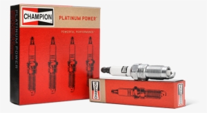 Package View Platinum Power Spark Plug By Champion - Box