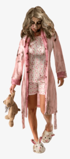 Halloween Decorations - Walking Dead - Zombie Girl Women's Costume