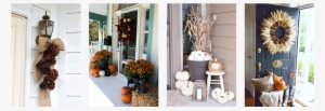 Diy Halloween Decorations For The Front Porch - Fall Front Door