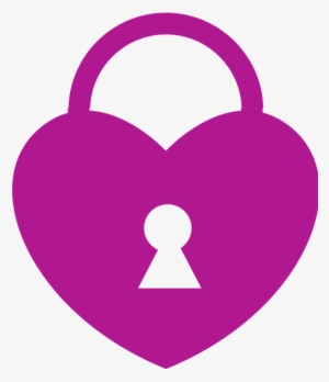 Corazon Con Un Candado, Simbolo De Desilusion En El - Candado De Corazon Dibujo