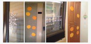 Halloween Decorations Collage - Sliding Door