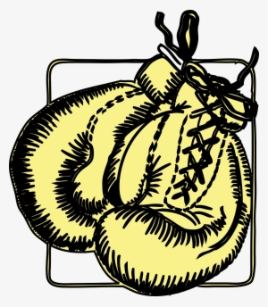 Boxing Gloves Yellow Sport Transparent Image