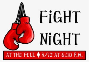 Fight Night At The Fell - Fight Night Clipart