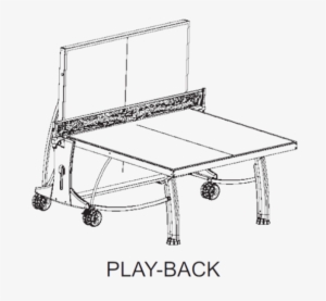 700m Crossover Ping Pong Table - Cara Memegang Raket Badminton