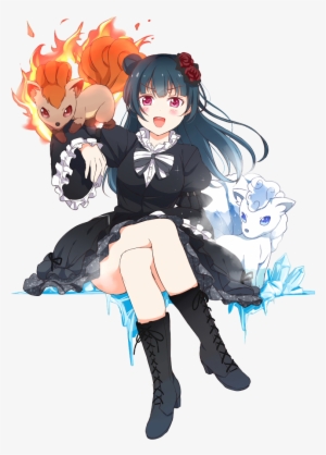 Here Is One With Her On A Transparent Background - Girl