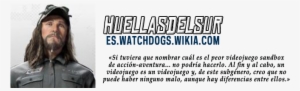 Placa Huellas - Watch Dogs