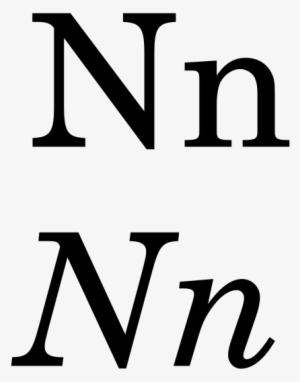 Alphabet Latin N - Nn Alphabet