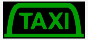 A25 Taxi Sign Light - Taxi Sign Green