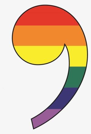 Comma - Rainbowcomma - “ - Clip Art