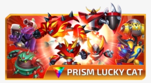 Iron Grid Prism Lucky Cat - Cat