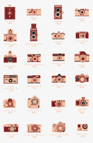 Cute Camera Illustrations Nice Simplifying Technique - Colorfulness