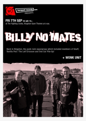 Snuff / Billy No Mates / Wonk Unit / Bedford Falls - Stage Bottles Power For Revenge