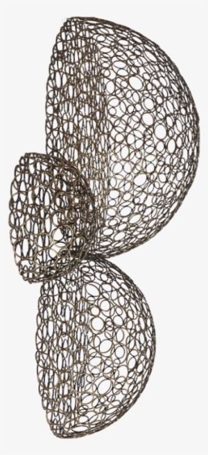 Gold Leaf Design Group Half Circle Wire Ball Bronze