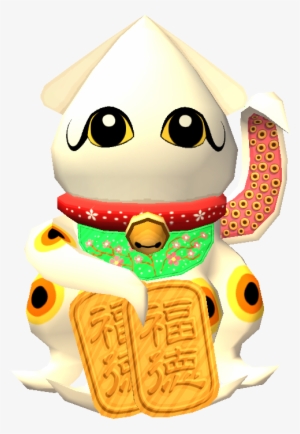 The Golden Lucky Cat Squid Smiles Down Upon You - Jazzpunk