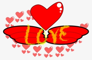 How To Set Use Love,wing Svg Vector - Imágenes Prediseñadas De Amor