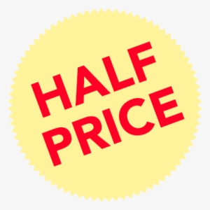 Sale Badge Half Price Badge - Vector Graphics