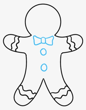 How To Draw Gingerbread Man - Drawing