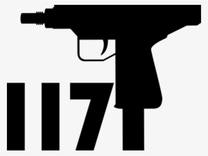 Gunshot Clipart Gun Smoke - Uzi Logo