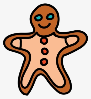 Gingerbread Man Icon Itsa Man With An Over Sized Head - Icon