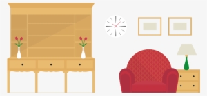 1990s Interior Design Illustration - Interior Design Illustration Png