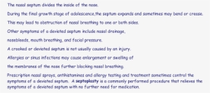 Nasal Septum Deviation