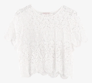 Blusa Blanca Encaje - Crochet