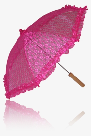 Paraguas Con Encaje - Sombrillas De Tela Y Encaje