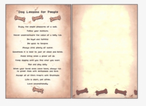 Blank Cards, Dog Lessons - Dog