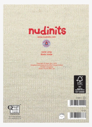 Nudinits 'gone Limp' Greeting Card - Otter House - Nudinits Wall Calendar 2017 (26965)