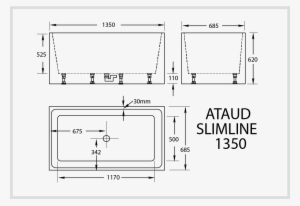 Ataud Slimline - Broadway Bathroomware