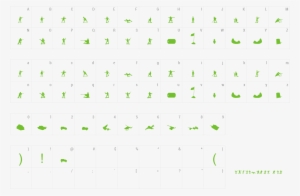Font Green Army Men Preview - Number