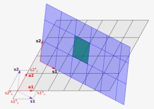 A 2d-grid Plane In This 3d Object - 3d Plane Grid