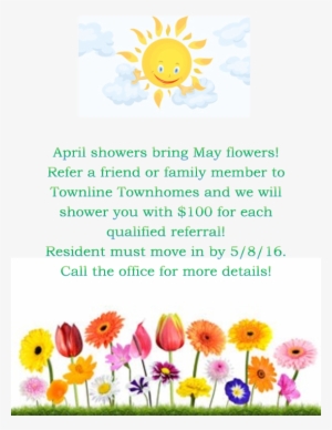 April Showers Bring May Flowers - Flower