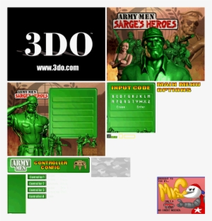 Title Screen & Main Menu - Army Men Sarge's Heroes