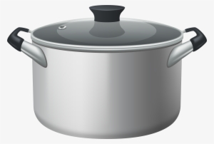 Stainless Steel Stock Pot With Glass Lid Png Clipart - Stock Pot