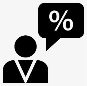Investor Percentage Return Percent Money Business Comments - Percentage Icon Png