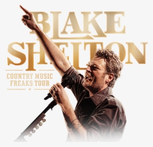 Blake Shelton Country Music Freaks Tour - Poster