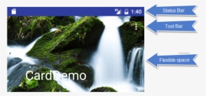 Android Studio Flex Space Image - Android Scrim