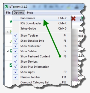 Utorrent Preferences - Μtorrent