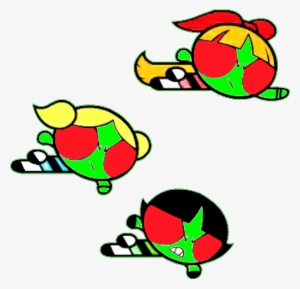 Fusionpuff Girls Fly - Powerpuff Girls Flying Base