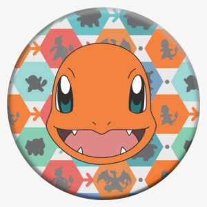 Charmander Pattern Popsockets Grip - Gb Eye Pokemon Charmander Face Collector Print