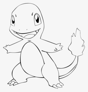 Charmander Colouring Page