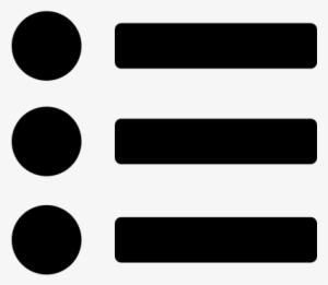 List With Bullets Vector - List Font Awesome Png