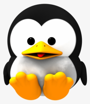 File - Baby - Tux - Sit Alpha - Tučnák Png