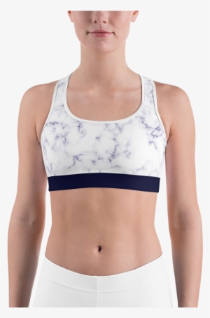 Losing My Marbles Wide Band Sports Bra - Bra