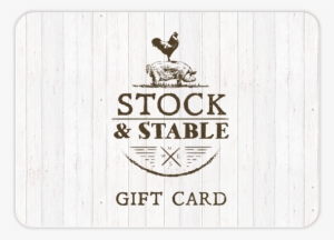Stock And Stable Gift Card 600 F - Stock & Stable