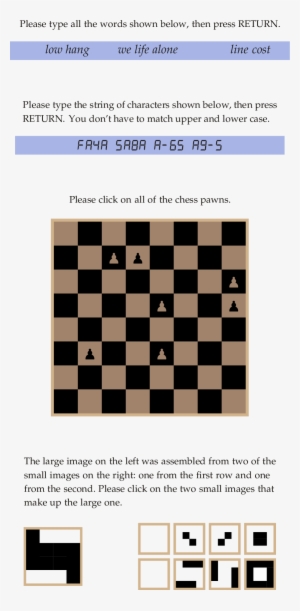 Our Four Interactive Tasks - Checker Wall Cork Board