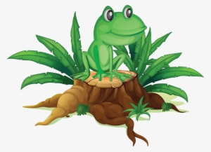 Illustration Of A Rabbit On A Stump Wit King Duvet