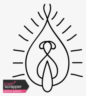 Abstract Doodle Template - Digital Scrapbooking