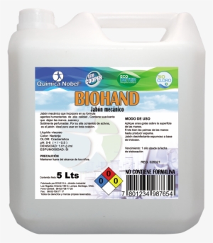Jabón Mecánico Biohand 5 Litros - Bioglass